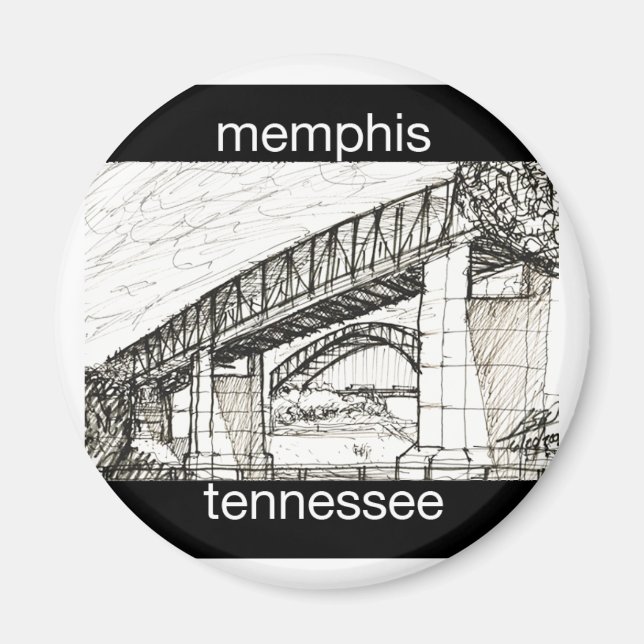 Imán Memphis, TN: Magnet (Frente)
