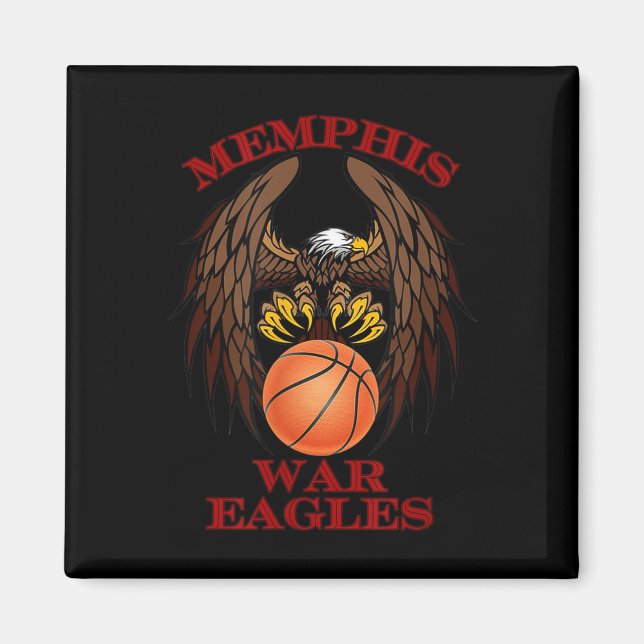 Imán Memphis War Eagles Basketball Ii (Frente)