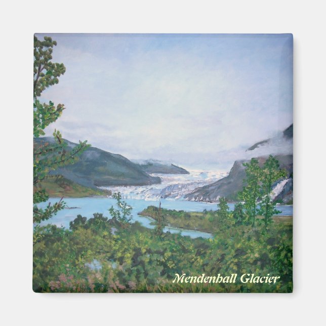 Imán Mendenhall Glacier Magnet (Frente)