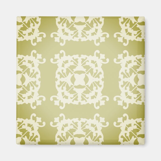 Imán Méneta de la decoración - Olivo (Frente)