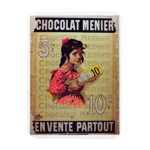 Imán "Menier Chocolat", en venta por todas partes (lith