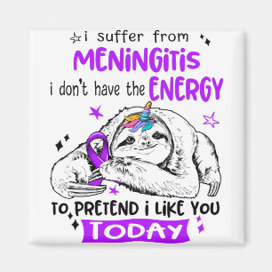 Imán Meningitis Awareness Month Ribbon Gifts