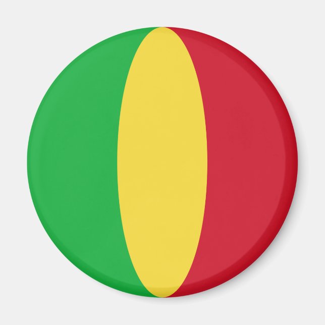 Imán Meno de la bandera de Mali (Frente)