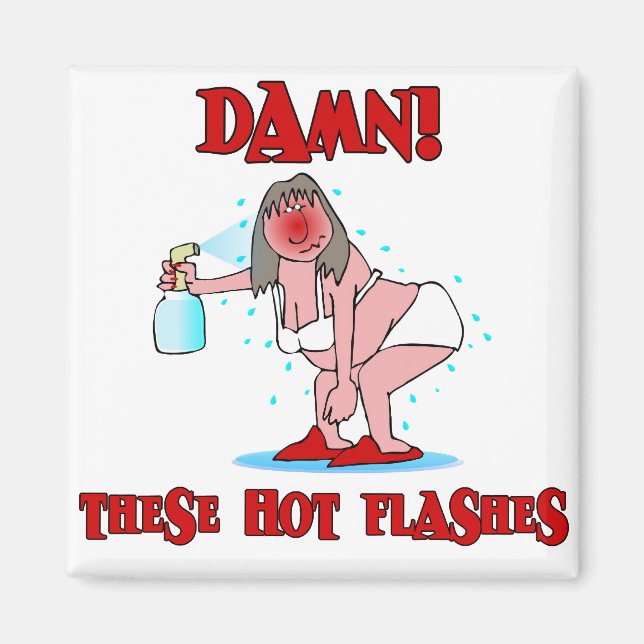Imán Menopausia divertida (Frente)