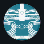 Imán Menorah<br><div class="desc">Ilustraciones originales por Thedustyphoenix.</div>