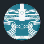 Imán Menorah<br><div class="desc">Ilustraciones originales por Thedustyphoenix.</div>