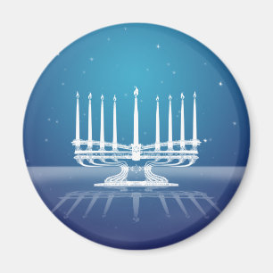 Imán Menorah iluminado II