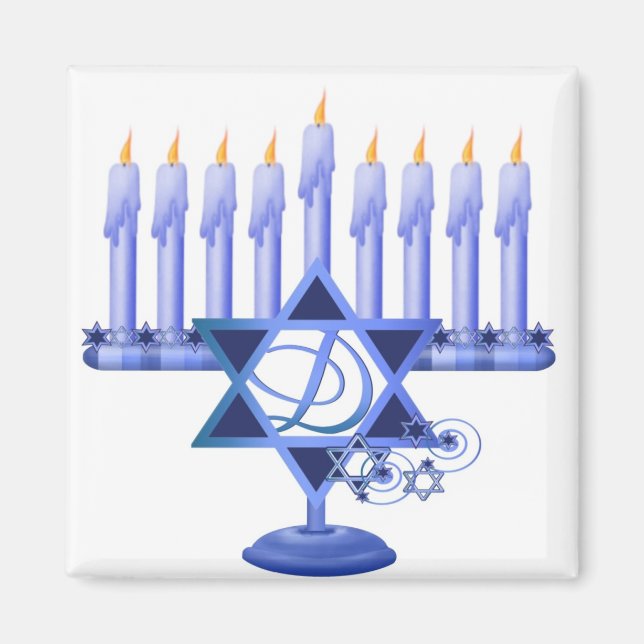 Imán Menorah Magnet (Frente)