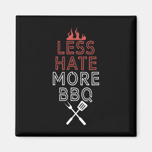 Imán Menos Odio Más Bbq Head Chef Cocinando Arte Culina