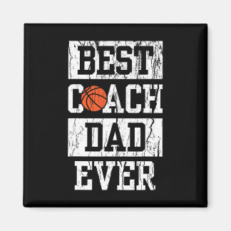 Imán Mens Best Coach Dad Ever Shirt Men's Sketll Coachi