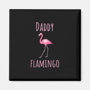 Imán Mens Flamingo Regalo Papi Flamingo Ave Rosa Verano