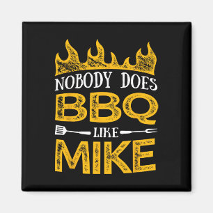 Imán Mens Nadie Hace Bbq Como Mike