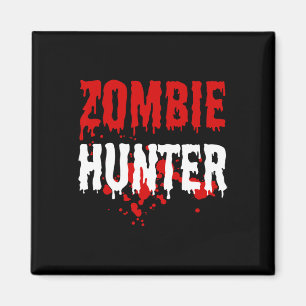 Imán Mens Zombie Hunter Scary Halloween