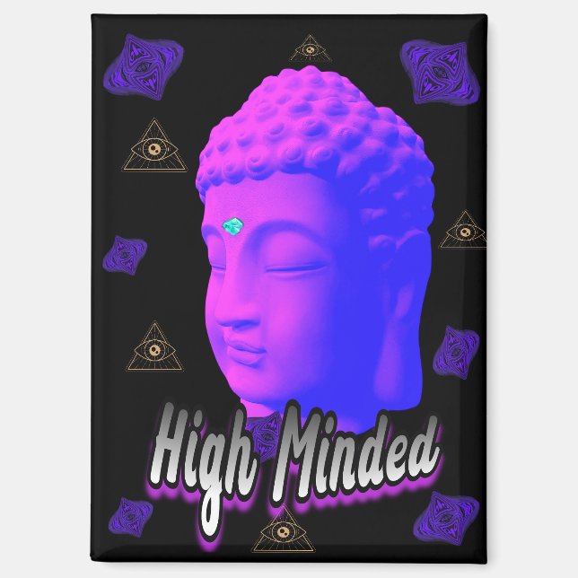 Imán Mentalidad Buda Magnet (Anverso)
