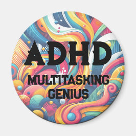 Imán Mentalidad de multitarea de ADHD Magnet