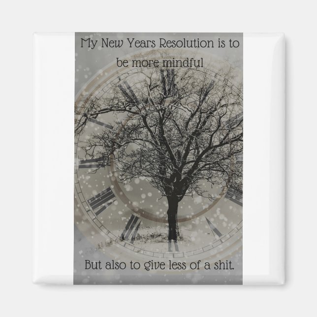 Imán Mentalidad divertida (Frente)