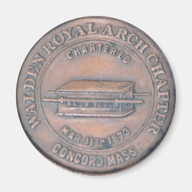 Imán Mentalidad Masonic Royal Arch Penny (Frente)