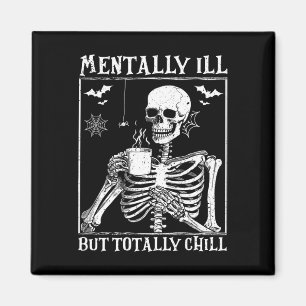 Imán Mentalmente Enfermo Pero Totalmente Chill Hallowee