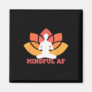 Imán Mente Atenta Jodidamente Divertida Meme Yoga Medit