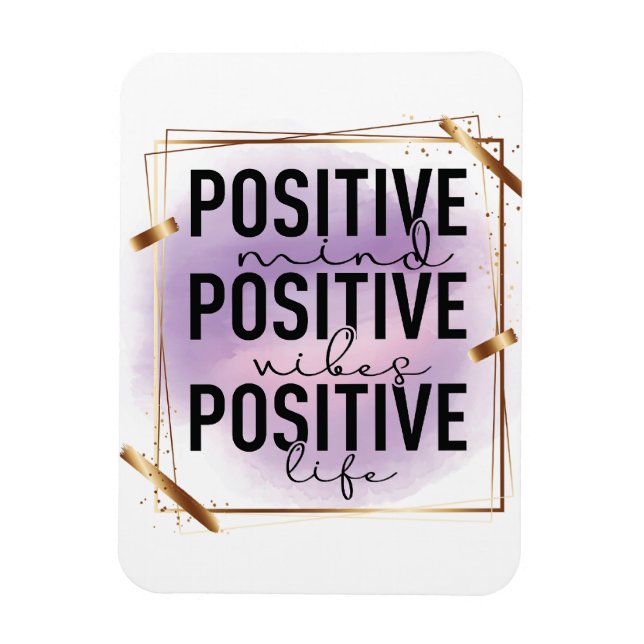 Imán Mente Positiva, Vibraciones Positivas, Vida Positi (Vertical)