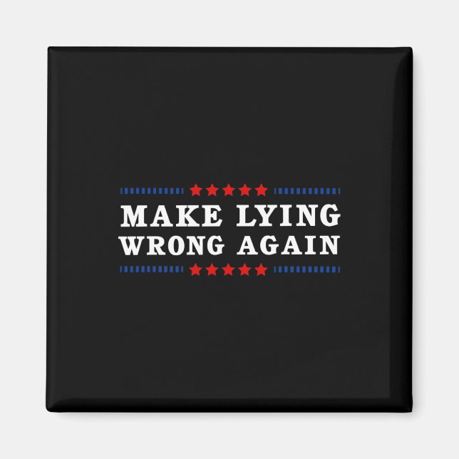 Imán Mentir mal de nuevo contra Trump (Frente)