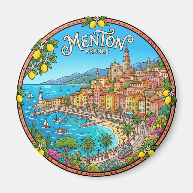 Imán Menton Francia (Frente)