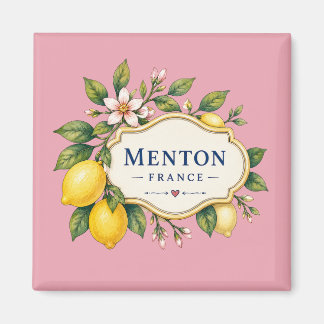 Imán Menton French Riviera Magnet - Dusty pink Lemon