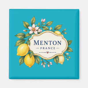 Imán Menton French Riviera Magnet - turquoise Lemon