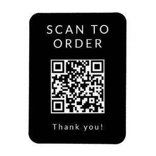 Imán Menú de código QR de exploración