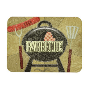 Imán Menú de la barbacoa