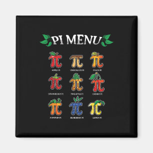 Imán Menú Pi Day 2025 3.14 Math Teacher Mat