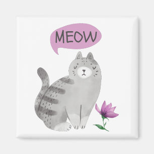 Imán Meow Cat