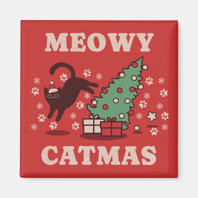 Imán Meowy Catmas (Frente)