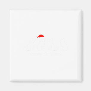 Imán Meowy Catmas Navidades gatos cortan gatos gatitos 