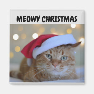IMÁN MEOWY NAVIDADES GINGER CAT MAGNET