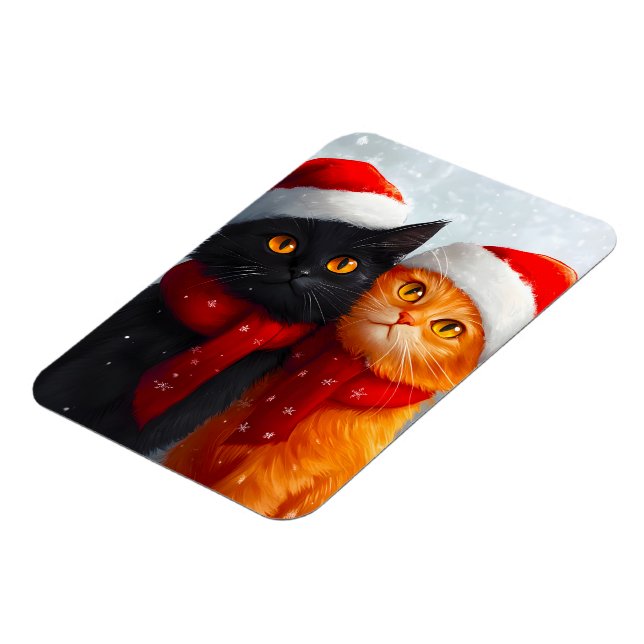 Imán Meowy Navidades Winter Love (Lado Izquierdo)