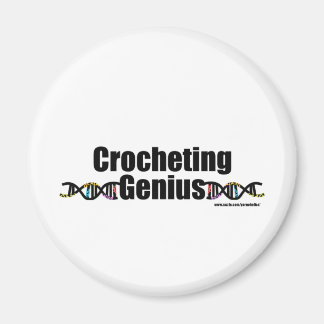 Imán Mercadería de ADN Genius Crocheting