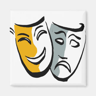 Imán Mercadería de máscaras de teatro