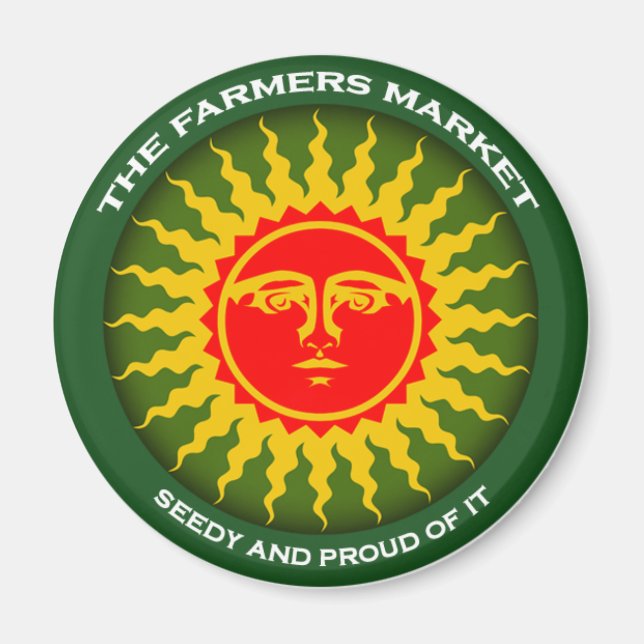 Imán Mercado de agricultores (Frente)