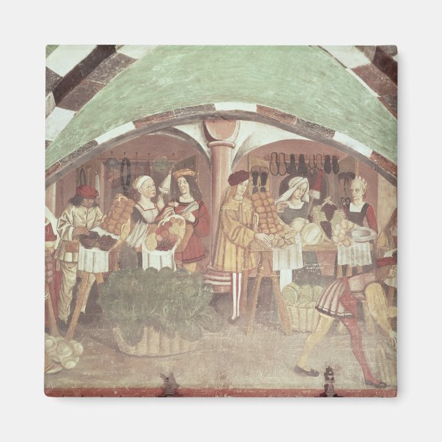 Imán Mercado de frutas y hortalizas (Frente)