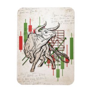 Imán Mercado De Osos Y Bulls Inversionistas