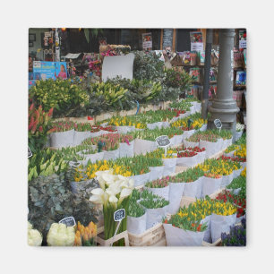 Imán Mercado del tulipán de Amsterdam