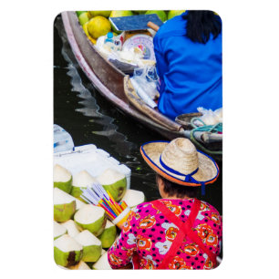 Imán Mercado flotante en Bangkok
