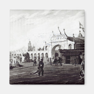 Imán Mercado, grabado por Daniel Havell 1820