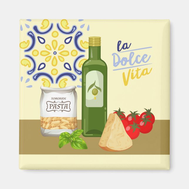 Imán Mercado italiano (Frente)