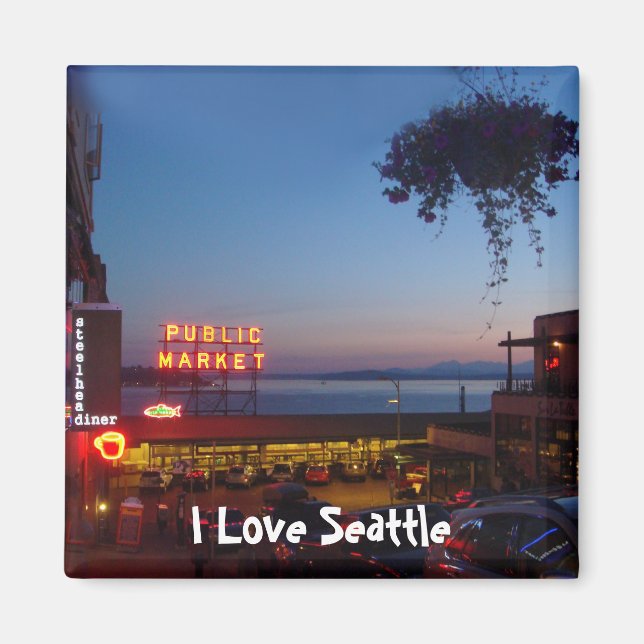 Imán Mercado Pike Place (Frente)