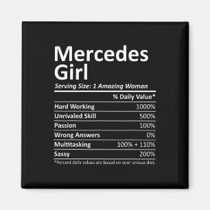 Imán Mercedes Chica Tx Texas Funny City Home Roots Usa 