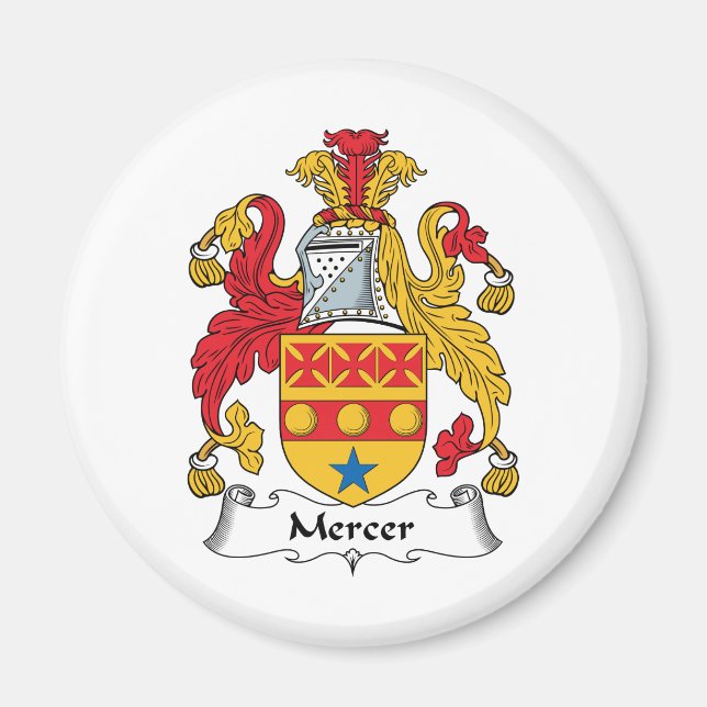 Imán Mercer Family Crest (Frente)