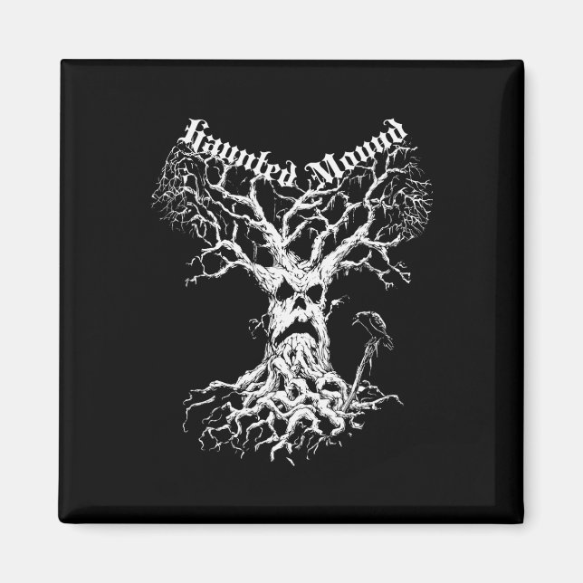 Imán Merch Semataria. Diseñar Un Árbol Fantasma. Haunte (Frente)