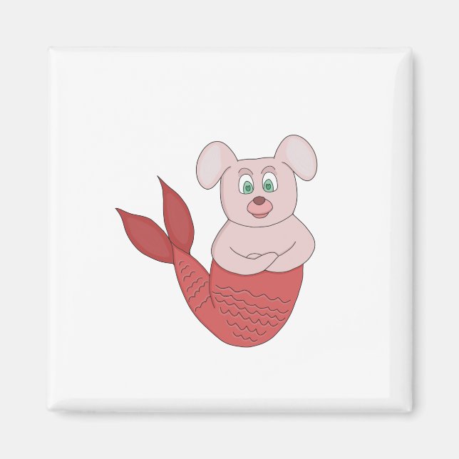 Imán Merdog Merdawg Merman Fish Dog (Frente)